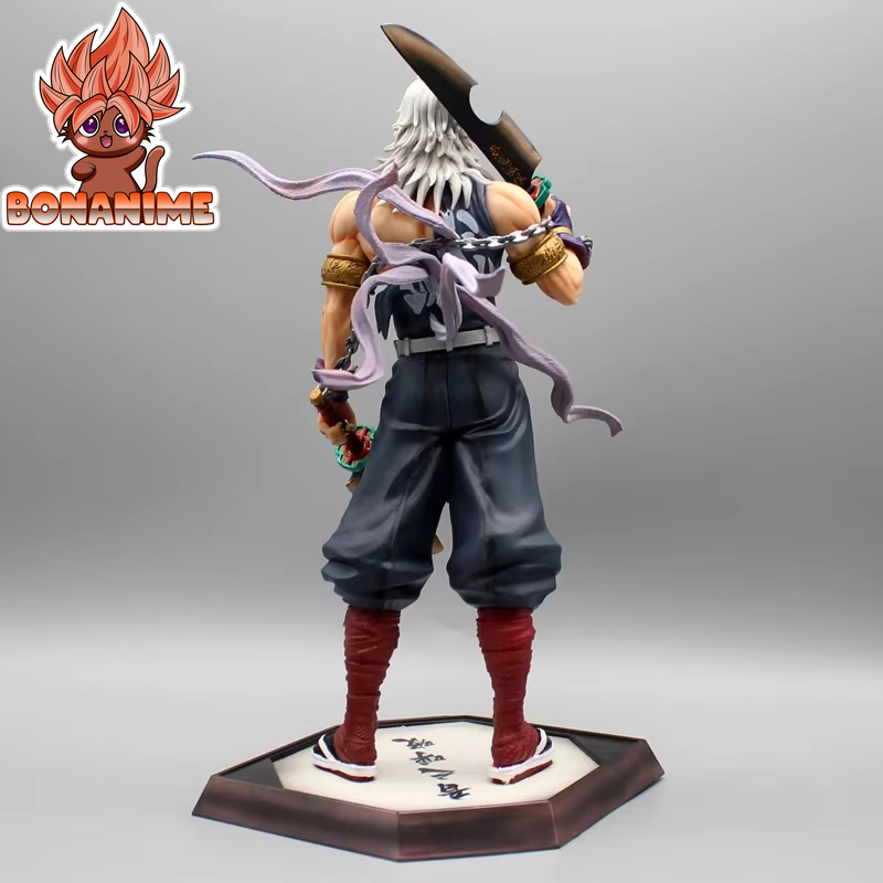 Uzui Tengen Demon Slayer Anime Figurine - PVC Model Statue for Collectors and Desktop Display, Ideal for Children's Birthday Gifts