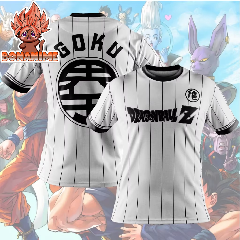 Anime Dragon Ball Goku 3D Printed Casual T-Shirt for Children and Adults -  Fashion Top