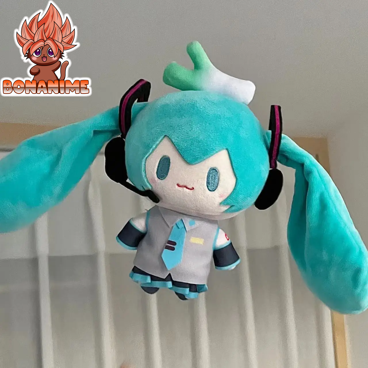 15cm Hatsune Miku Kawaii Q-Version Plush Doll - Anime Collectible Stuffed Toy and Decorative Gift