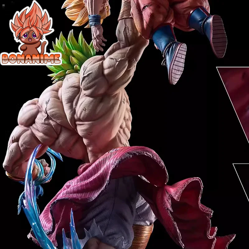 Broli vs Goku Anime Figure - 28cm PVC Statue Model for Desk Decoration and Collectible Gift