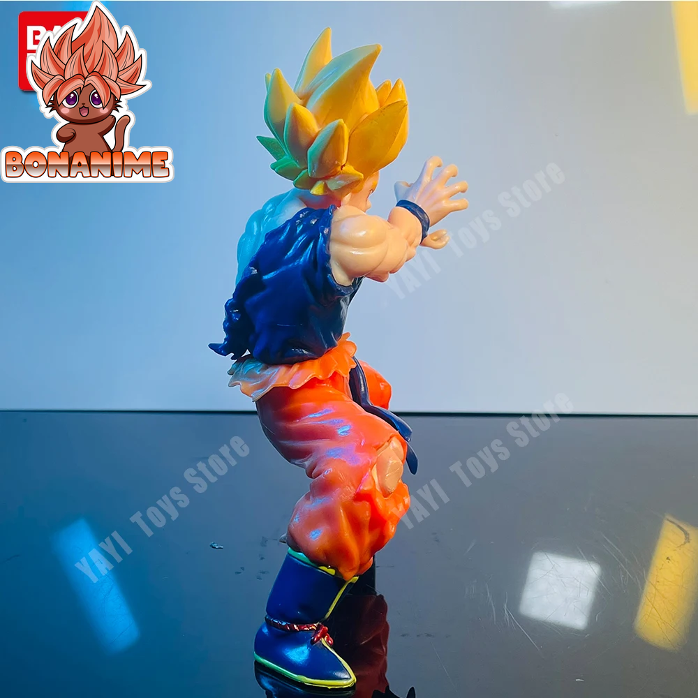 Dragon Ball Z Son Goku Battle Damage Shockwave Anime Figure - PVC Collectible Model Statue