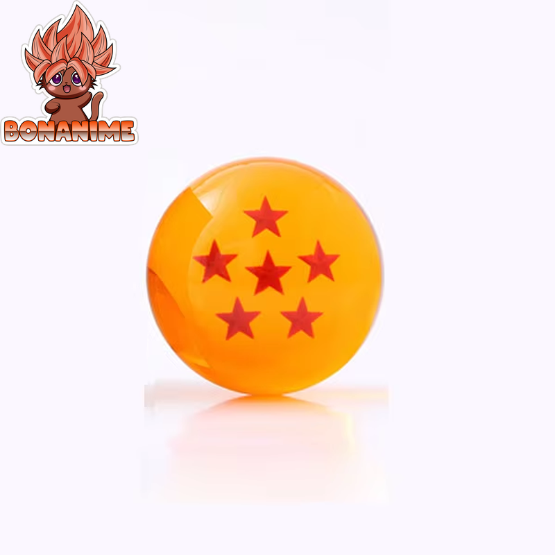 Dragon Ball Z Crystal Ball Collectible Figures - 4.3 to 5.7 cm, 1 to 7 Star with Display Stand - Desktop Decoration Toy