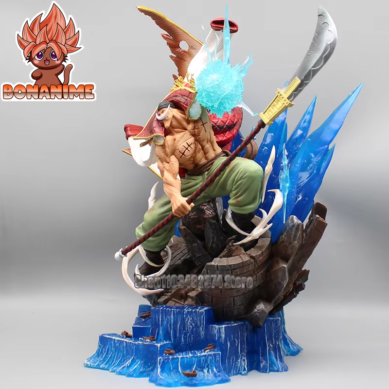 40cm Edward Newgate Whitebeard Pirates Action Figure Statue - PVC Collectible Model