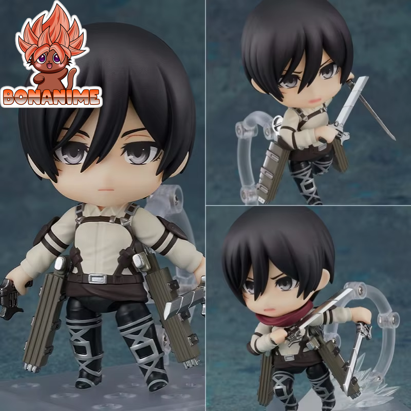 Premium PVC Action Figures Collection: Levi Ackerman, Eren Jaeger, Mikasa Ackerman, Hange Zoe - Anime Dolls