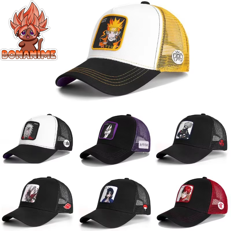 NEW Naruto Anime Baseball Cap for Men and Women - Hip Hop Style Hat Featuring Sasuke Action Figures - Ideal Summer Sun Hat and Birthday Gift for Kids