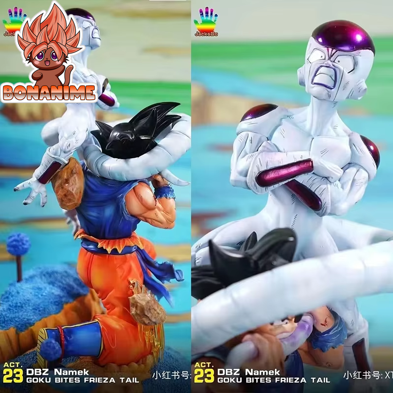 Goku vs Frieza 🔥 🌌  the longest anime fight, Dragon Ball Z,10.62-Inch PVC Figure: Epic Showdown with Frieza Collectible Statue