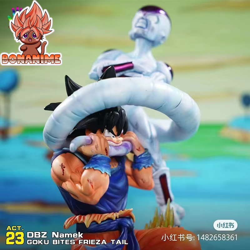 Goku vs Frieza 🔥 🌌  the longest anime fight, Dragon Ball Z,10.62-Inch PVC Figure: Epic Showdown with Frieza Collectible Statue