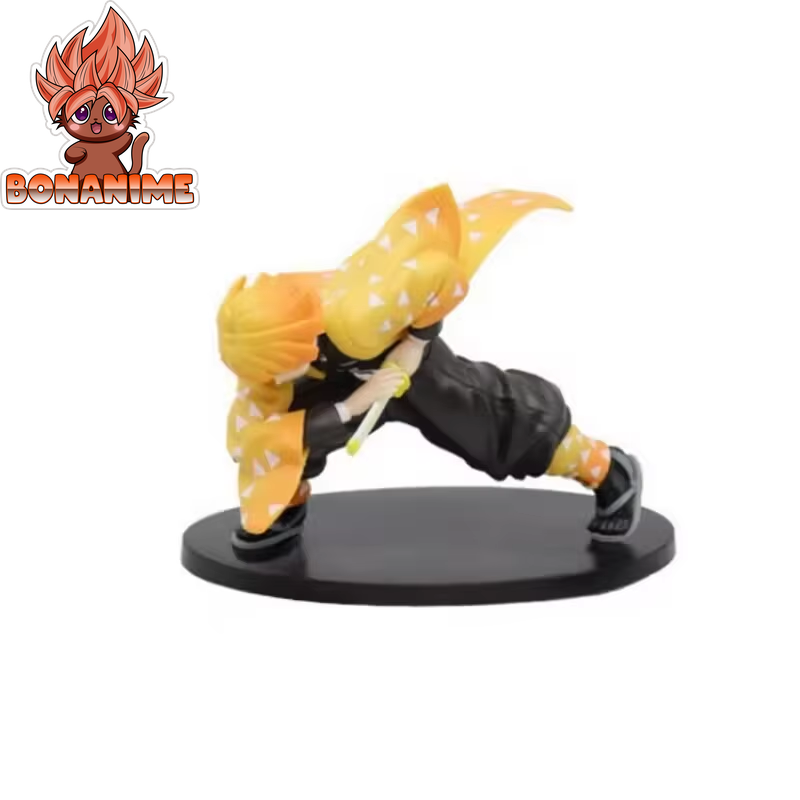 14cm Agatsuma Zenitsu Action Figure - Demon Slayer PVC Collectible Doll for Children and Boys