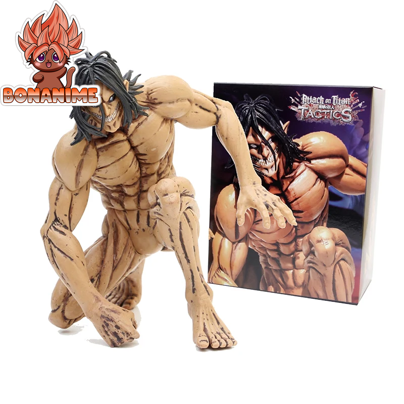 16cm PVC Action Figures Collection: Attack on Titan Beast, Colossal, Founding, and Armored Titan Models - Eren Figure