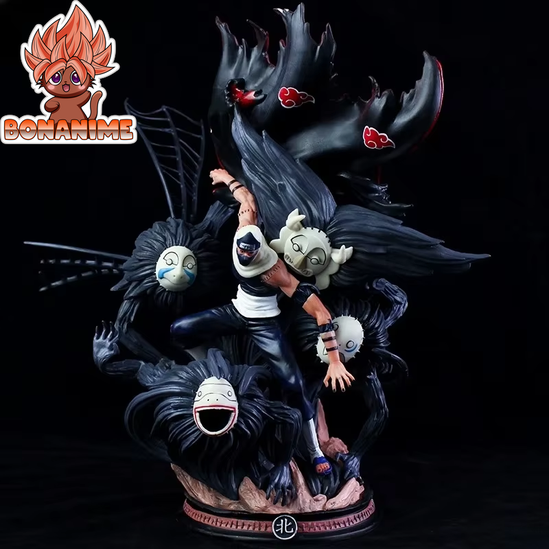 44cm Akatsuki Kakuzu Naruto Animation Figure - Large Statue Model for Collectors and Decoration