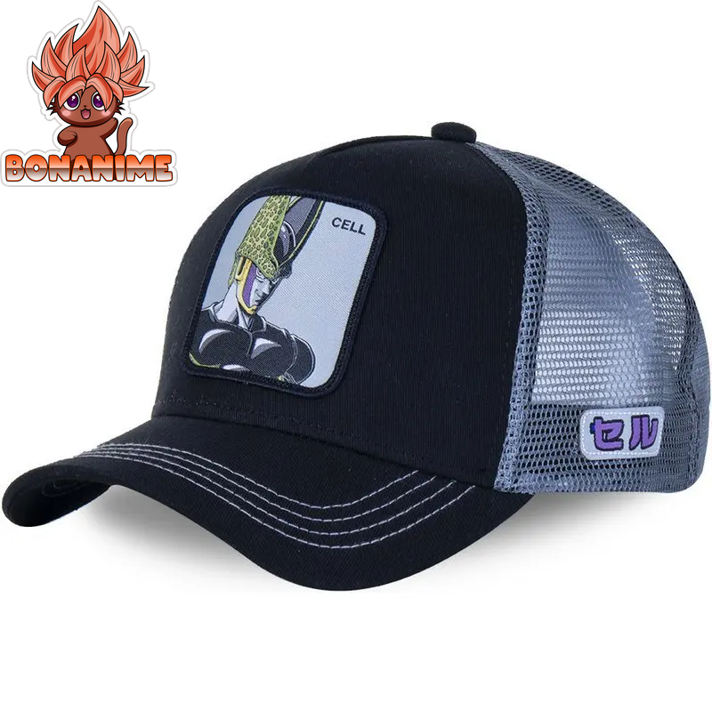 Dragon Ball Z Son Goku Embroidered Adjustable Trucker Cap - Summer Kame House Style Sun Visor