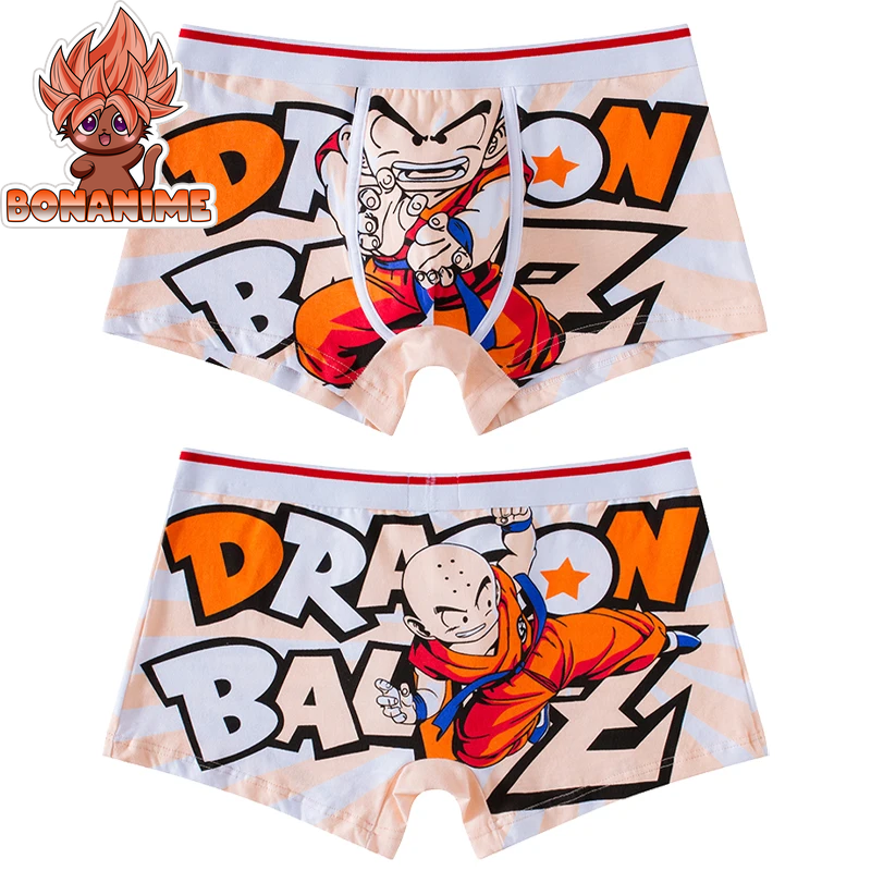 Dragon Ball Men's Cotton Boxer Underwear - Anime-Inspired Breathable and Flexible Pouch Design