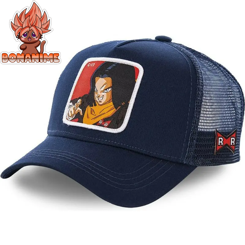 Dragon Ball Z Son Goku Embroidered Adjustable Trucker Cap - Summer Kame House Style Sun Visor