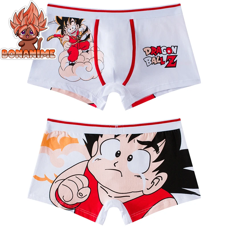 Dragon Ball Men's Cotton Boxer Underwear - Anime-Inspired Breathable and Flexible Pouch Design