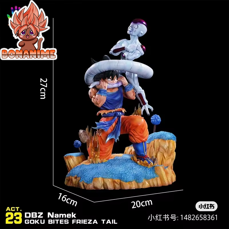 Goku vs Frieza 🔥 🌌  the longest anime fight, Dragon Ball Z,10.62-Inch PVC Figure: Epic Showdown with Frieza Collectible Statue