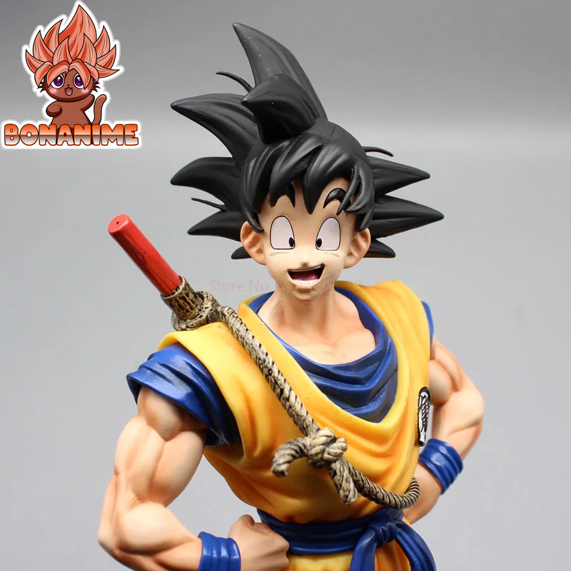 12,5" Dragon Ball Z Sun Goku Super Saiyan Somersault Cloud Collectible Figure - Anime Model Ornament