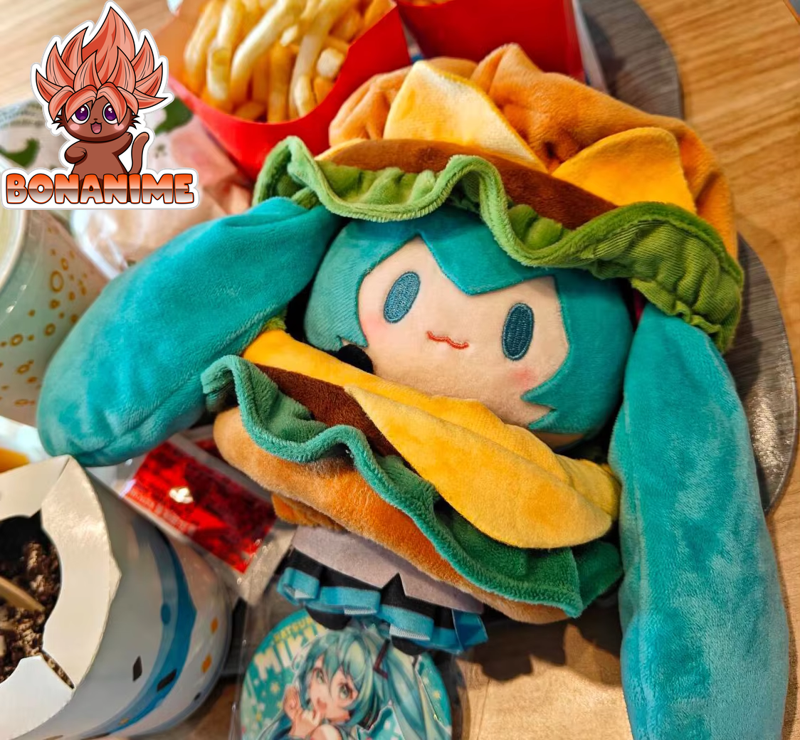 15cm Hatsune Miku Kawaii Q-Version Plush Doll - Anime Collectible Stuffed Toy and Decorative Gift