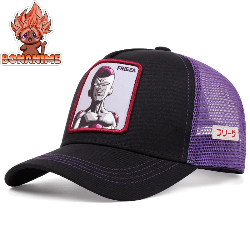 Dragon Ball Z Son Goku Embroidered Adjustable Trucker Cap - Summer Kame House Style Sun Visor