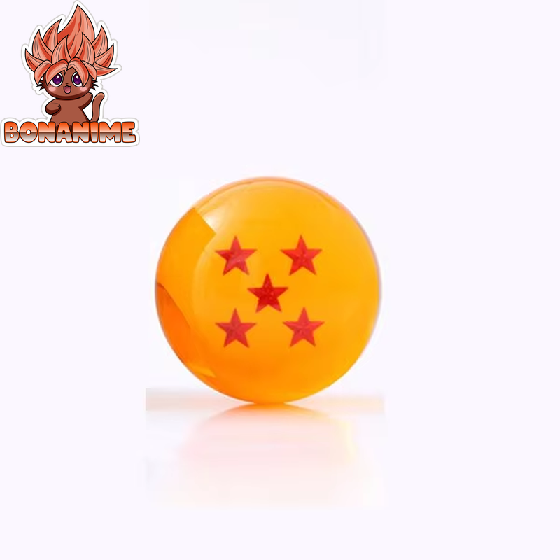 Dragon Ball Z Crystal Ball Collectible Figures - 4.3 to 5.7 cm, 1 to 7 Star with Display Stand - Desktop Decoration Toy