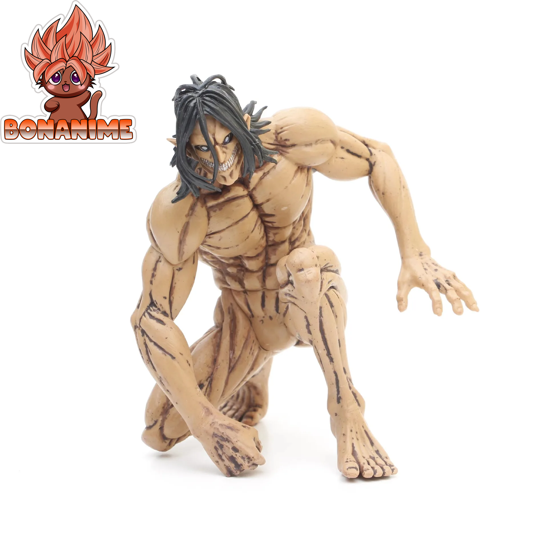 16cm PVC Action Figures Collection: Attack on Titan Beast, Colossal, Founding, and Armored Titan Models - Eren Figure