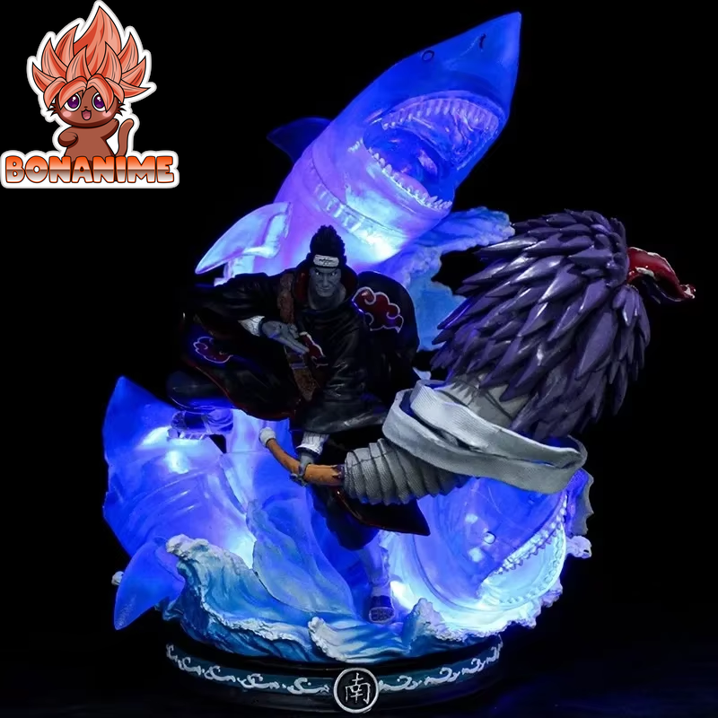 39cm Akatsuki Hoshigaki Kisame Naruto Animation Light-Up Figure - Large Decorative Collectible Toy