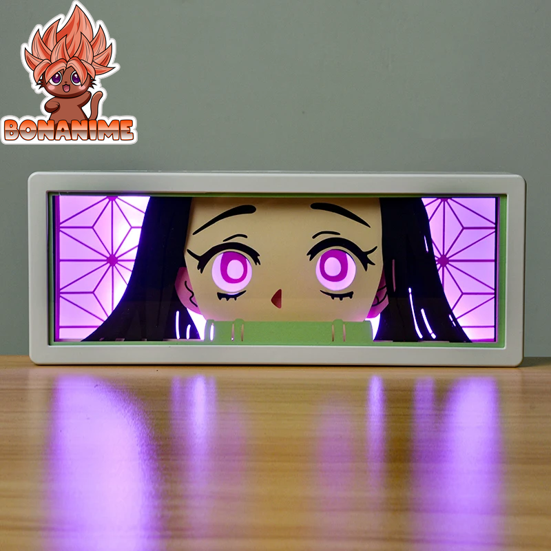 "One Piece 3D Night Light Shadow Box - Laser Cut Paper Lamp for Stylish Room Decor and Parties"