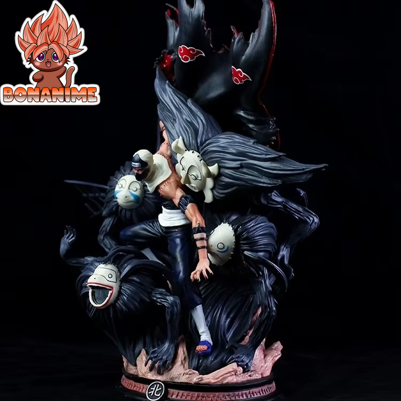 44cm Akatsuki Kakuzu Naruto Animation Figure - Large Statue Model for Collectors and Decoration