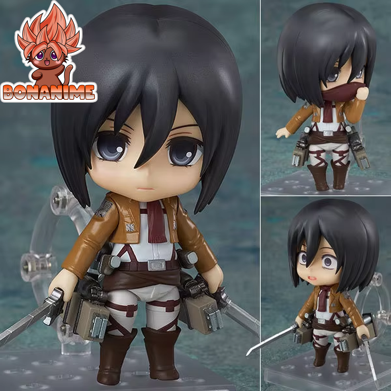 Premium PVC Action Figures Collection: Levi Ackerman, Eren Jaeger, Mikasa Ackerman, Hange Zoe - Anime Dolls