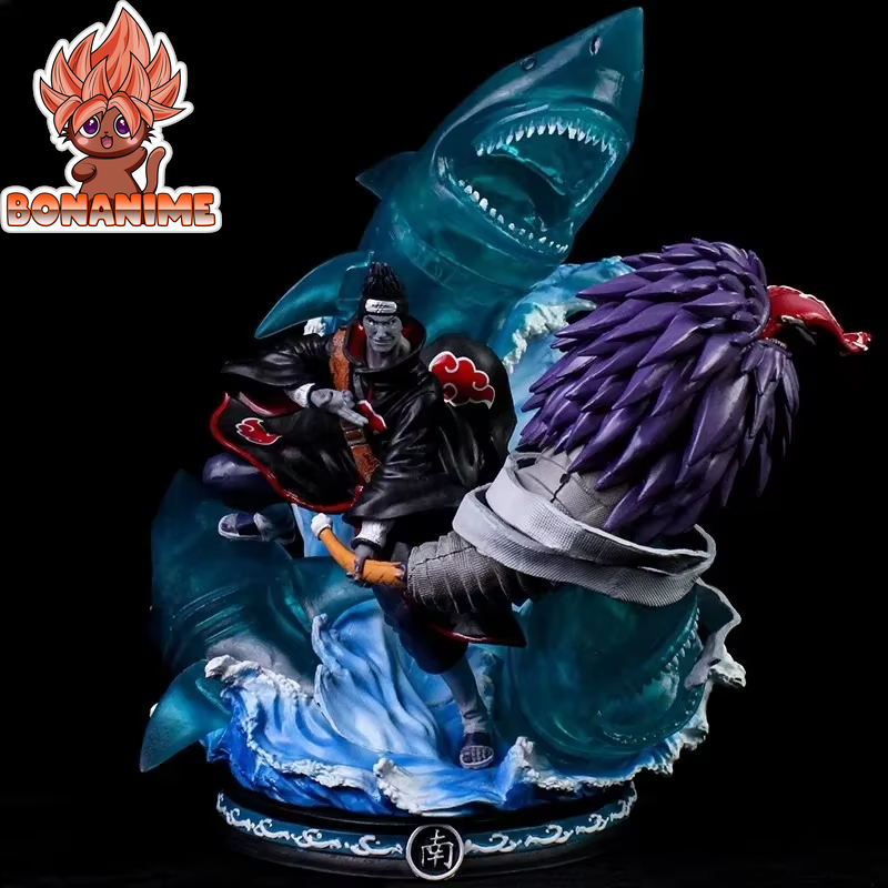 39cm Akatsuki Hoshigaki Kisame Naruto Animation Light-Up Figure - Large Decorative Collectible Toy